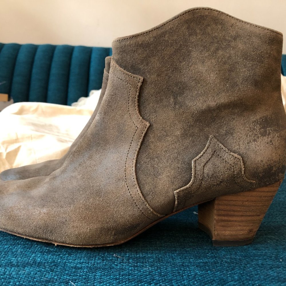 Isabel Marant Dicker boots, brown suede, size EU 41, US 9.5 - Picture 2 of 13